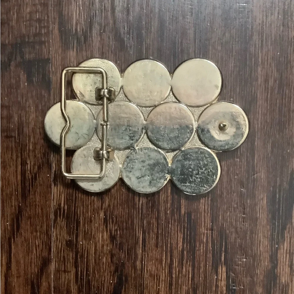 Vintage Early 1900s Cluster Indian Head Pennies Belt Buckle